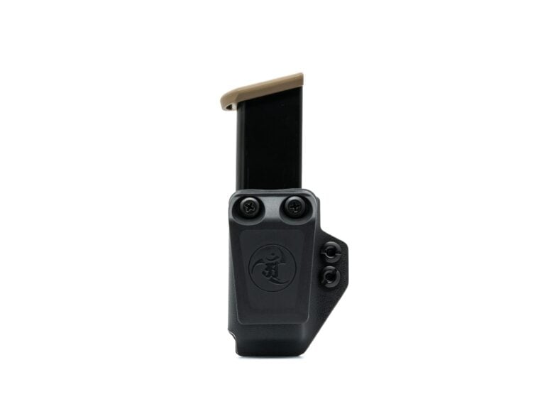 Kydex pistol mag carrier.