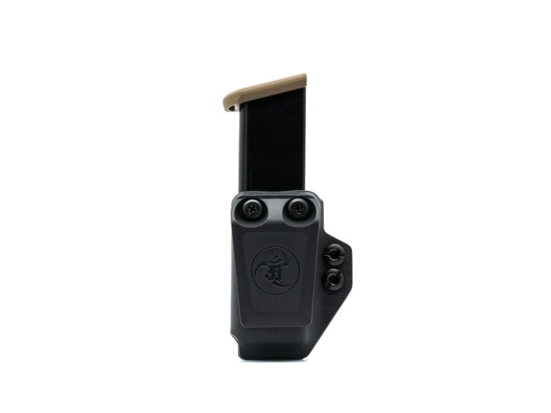 Kydex pistol mag carrier.