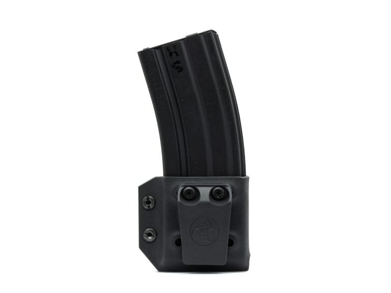 AR15 Magazine Carrier with Duramag SS magazine for outside the waist.