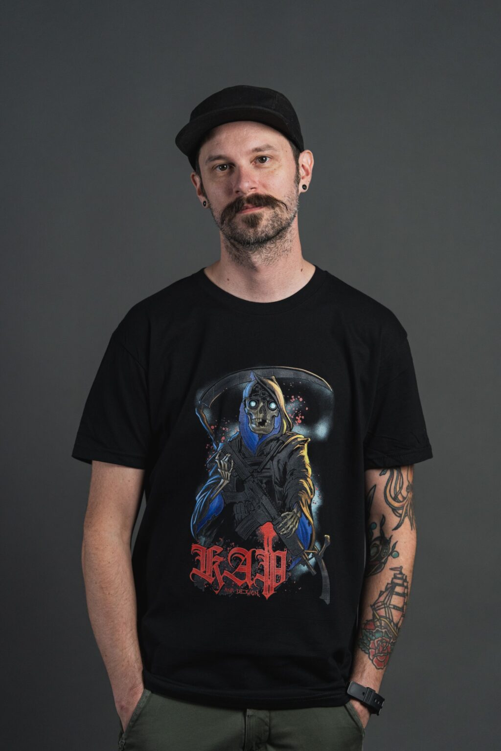 Kill All Pedophiles Reaper Tee Shirt - Image 2