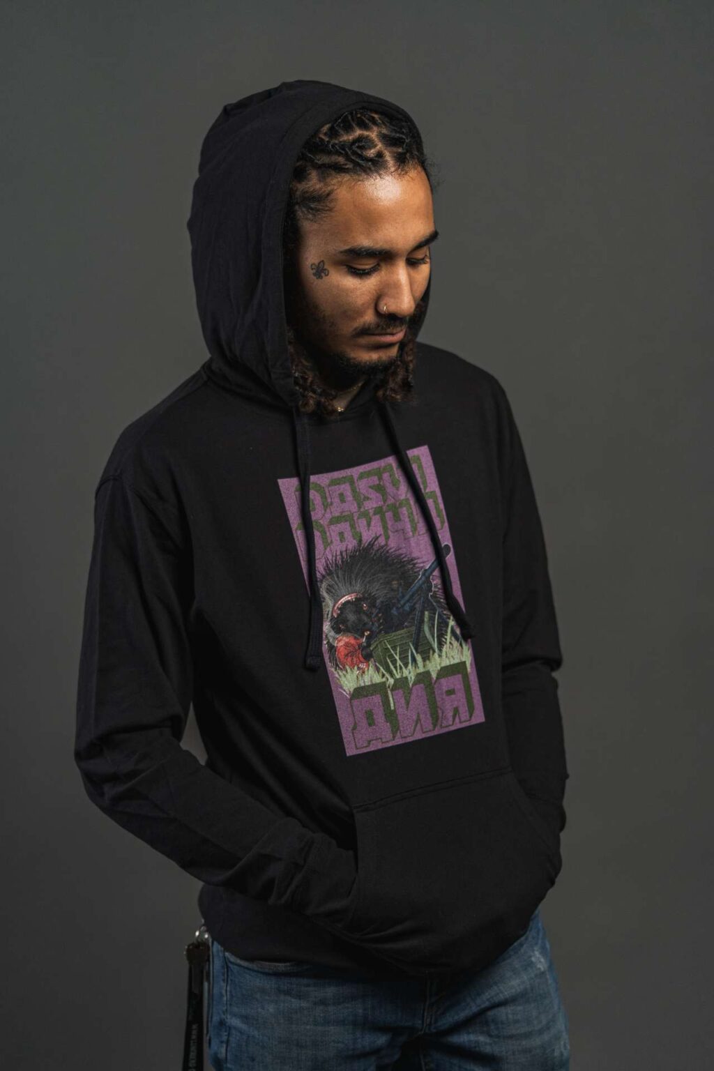 ANR Porcupine Slav PKM Casual Hoodie - Image 2