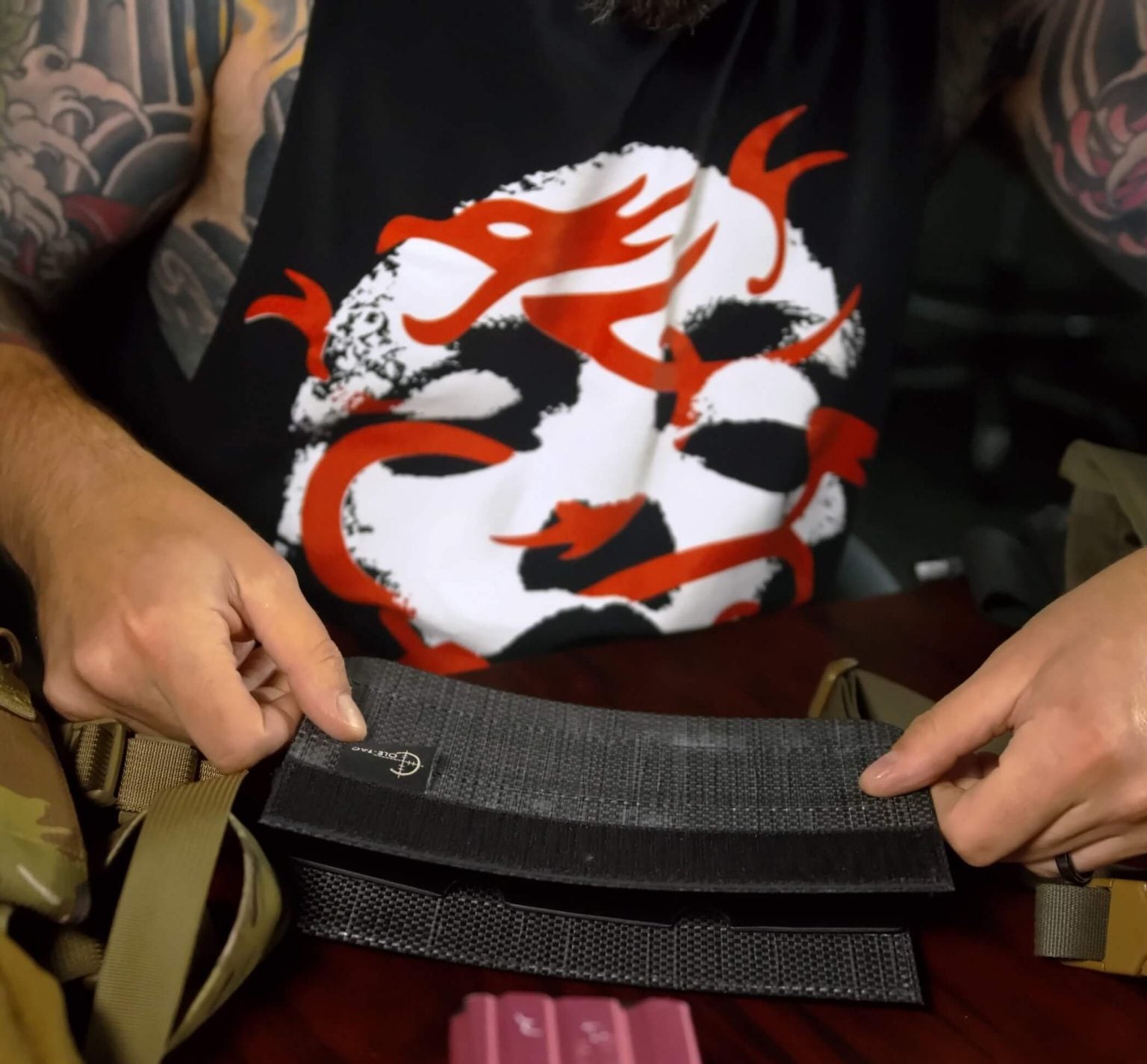 Magazine Carrier in KYDEX Micro Flight Haley Chest Rig.