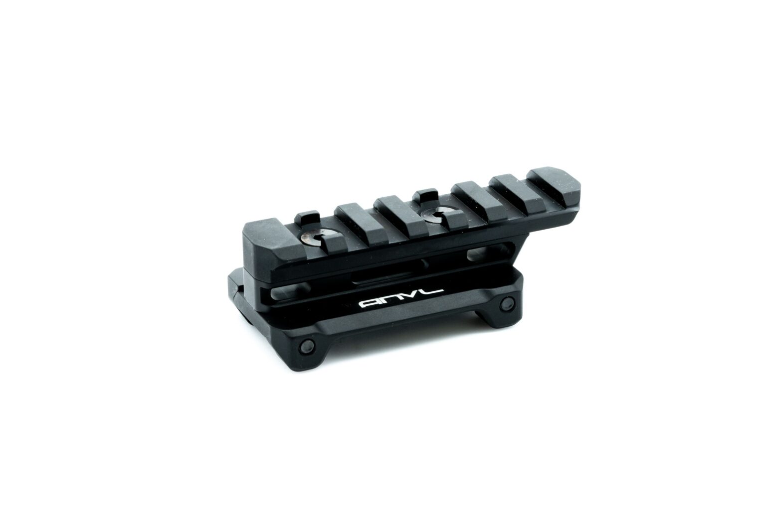 adjustable picatinny riser for lower thirds optics.