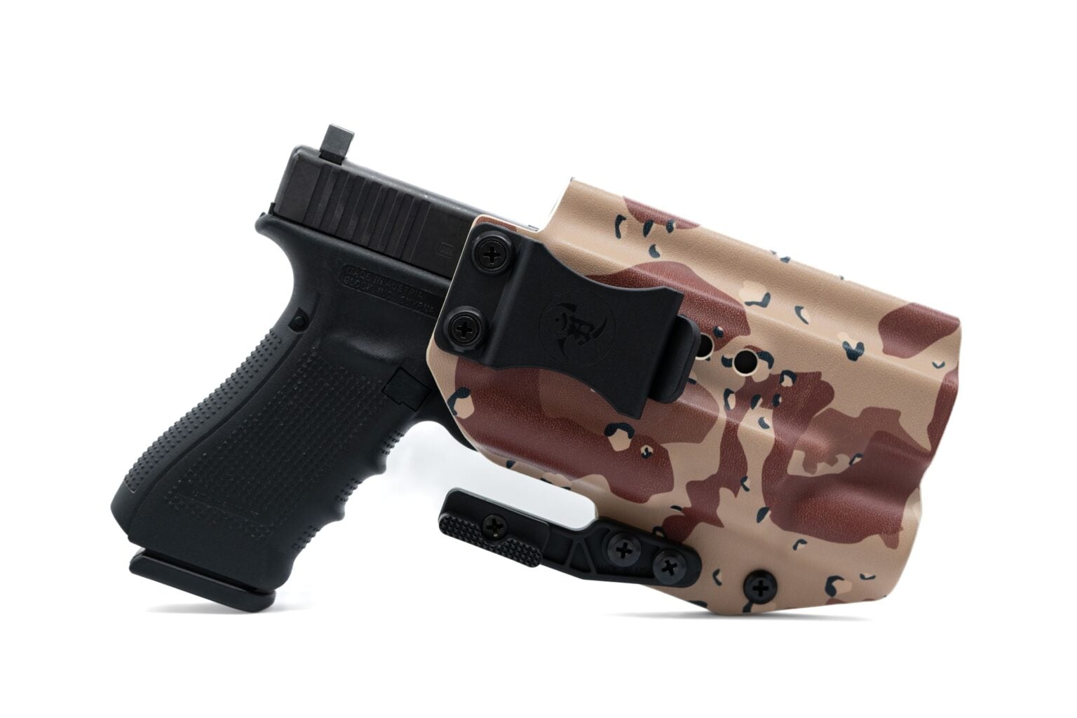 Chocolate Chip Camo Glock Holster with light.