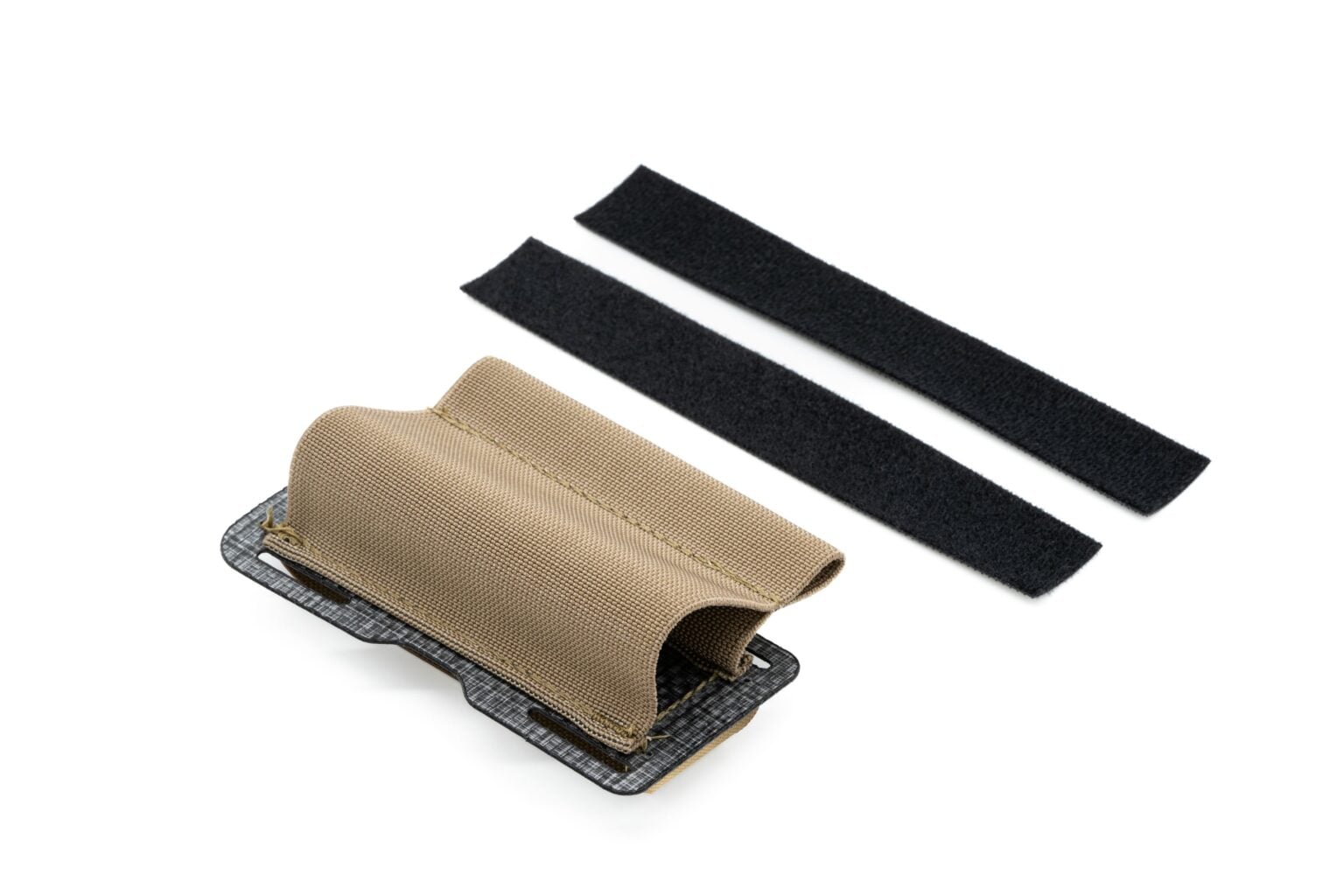 Coyote Tan Tourniquet holder for belt.