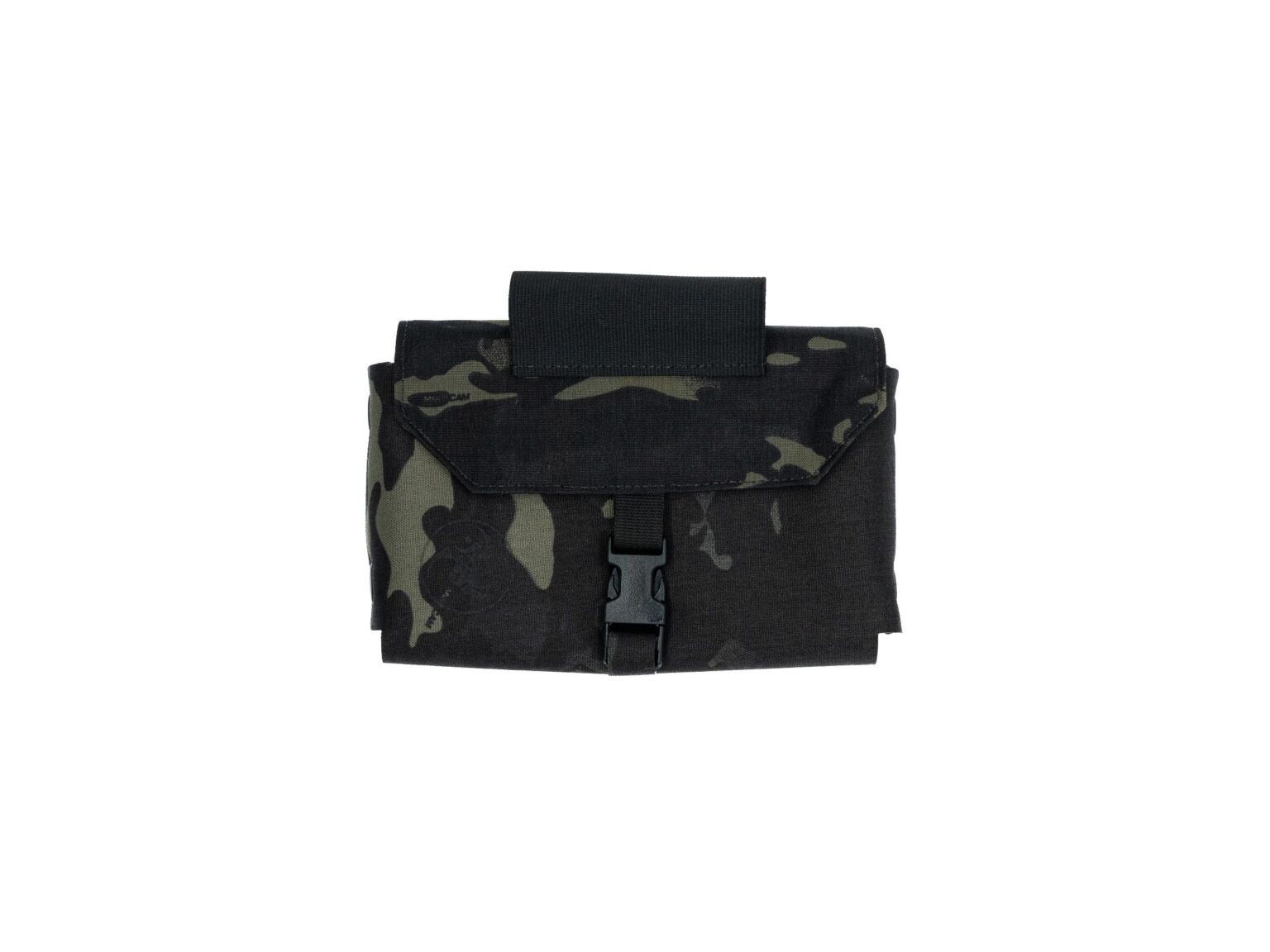 Tactical first aid kit in multicam black.