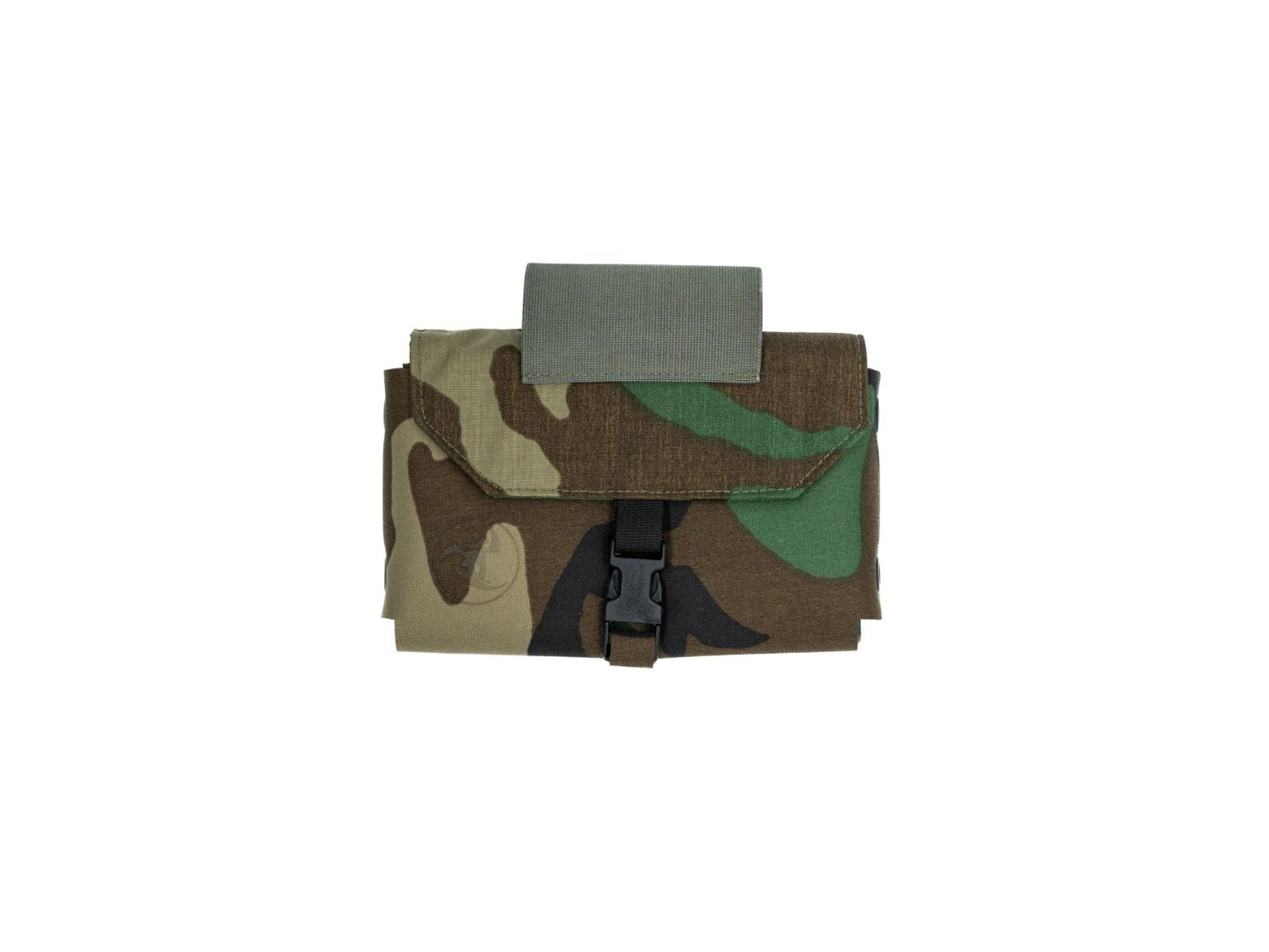 First aid kit in woodland camo.