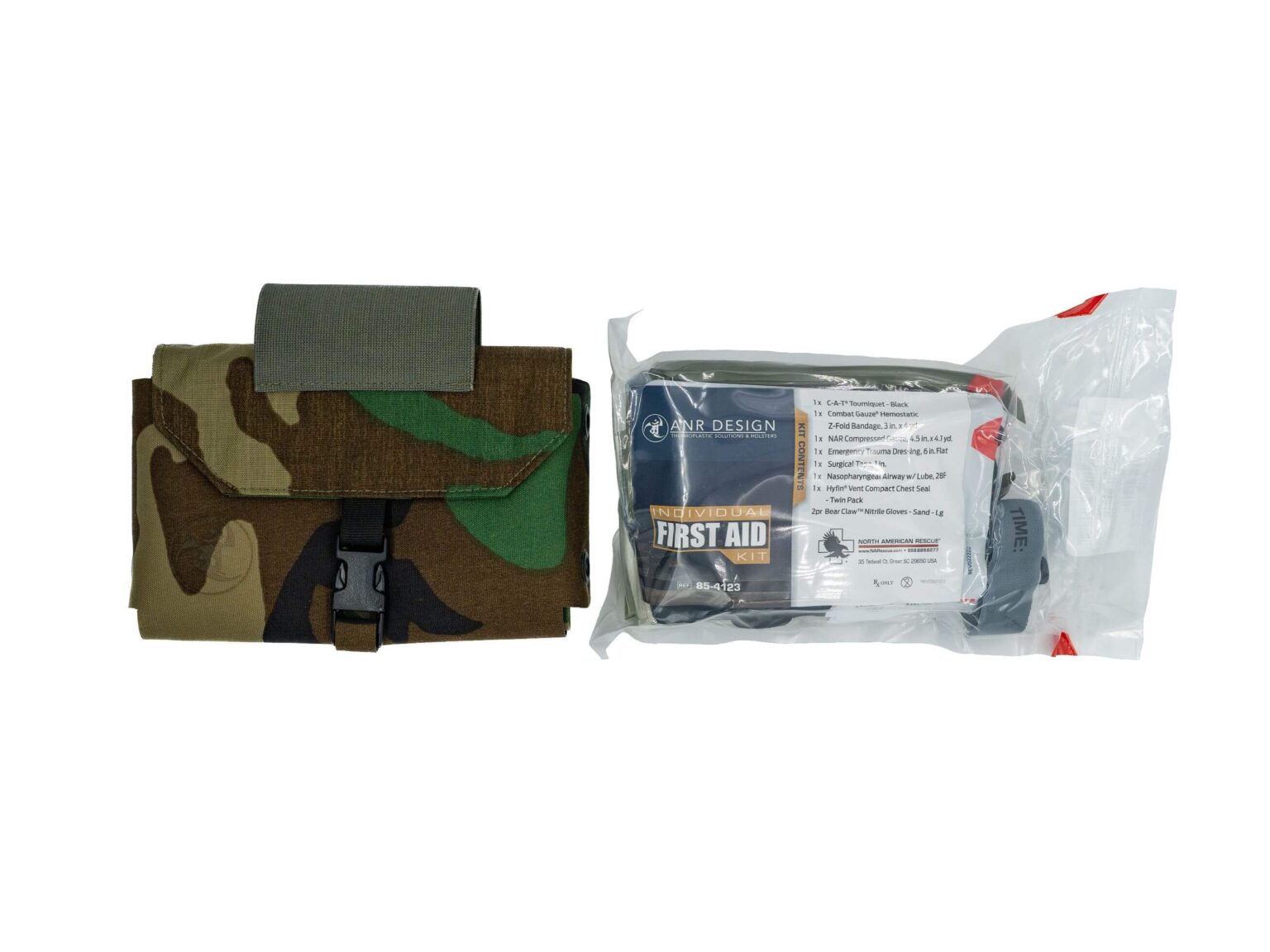 First aid kit for battle belt.
