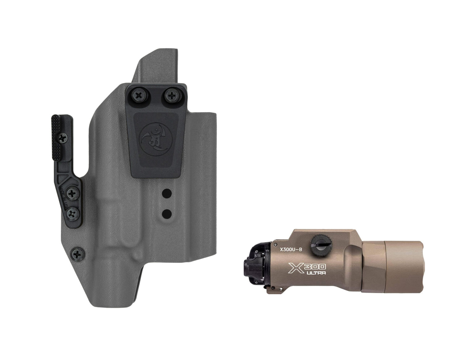 Streamlight X300 holster and light combo.