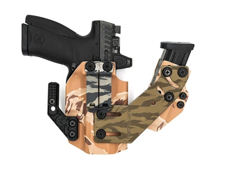 Desert Stripe Tiger Sidecar KYDEX Holster.