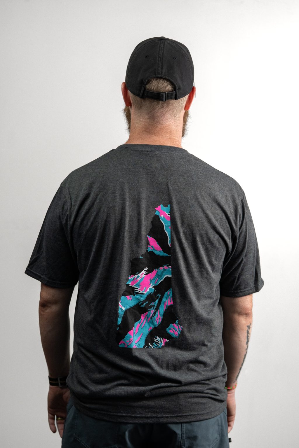New Hampshire Miami Tiger Stripe T-Shirt.