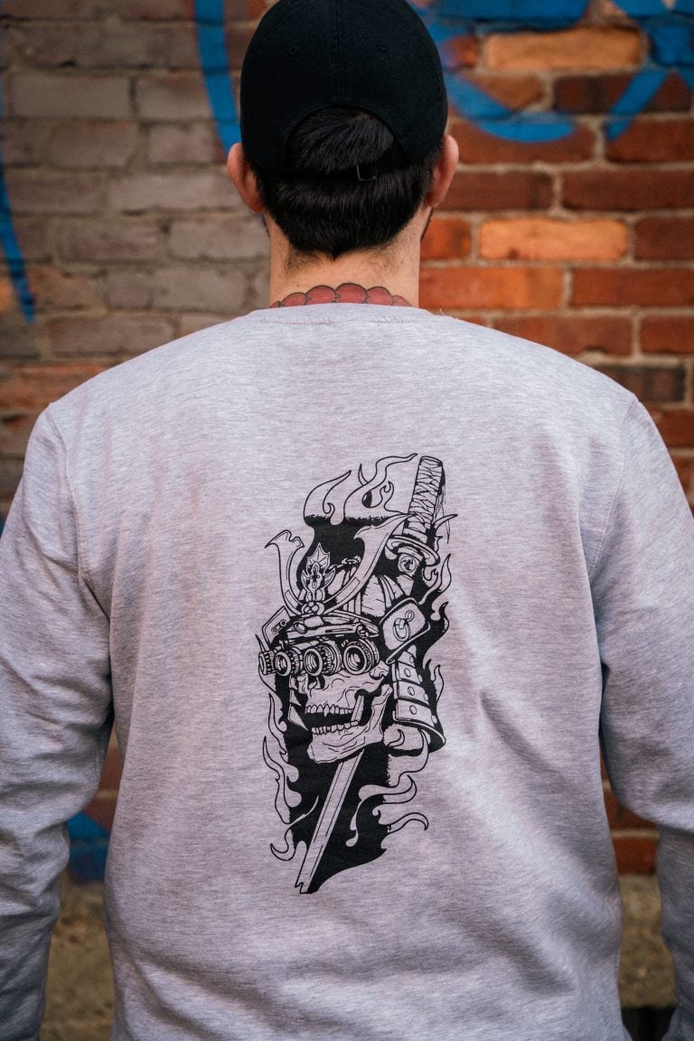 ANR Samurai Crew Neck Sweatshirt back.
