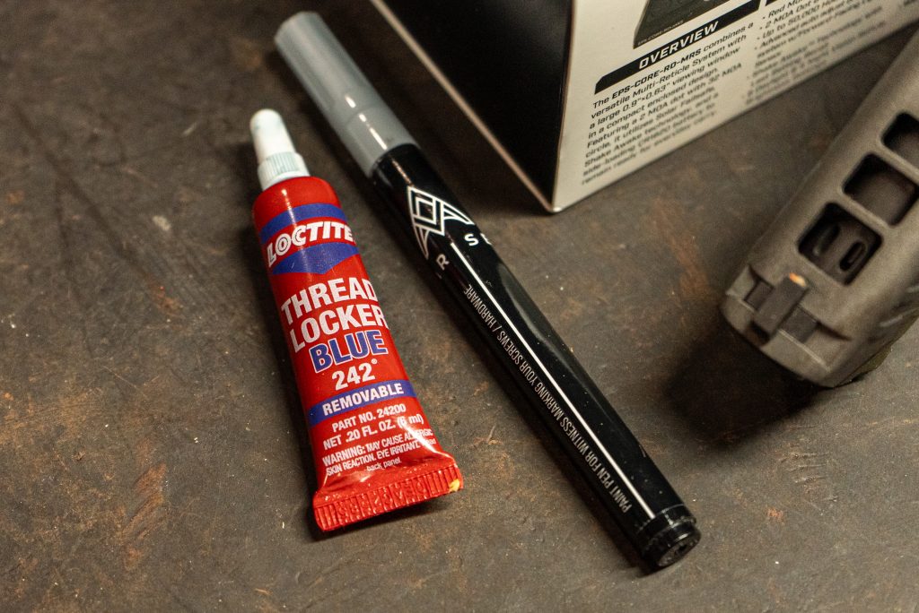 Mount a Red Dot Optic with loctite